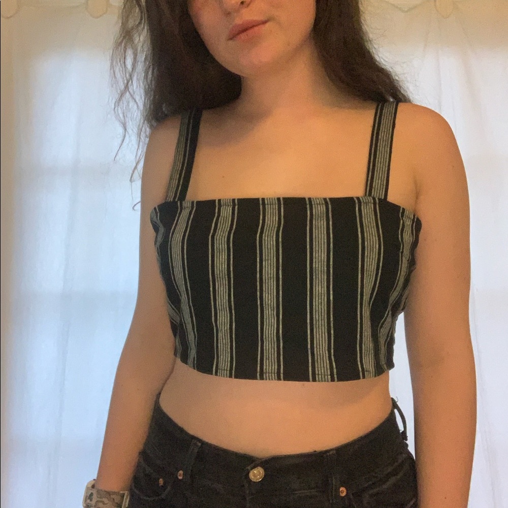 Stripped crop top!